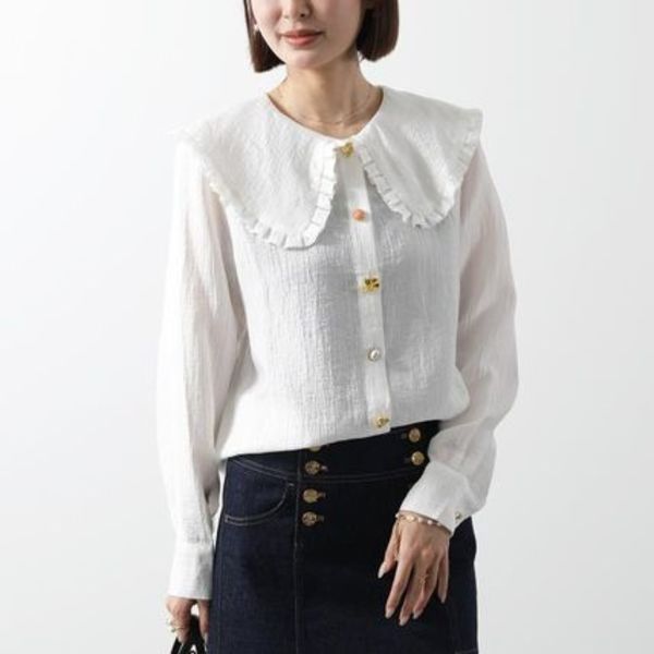 Sister Jane ブラウス ROYALE MIXED BUTTON BLOUSE BL1227