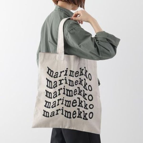 marimekko トートバッグ Vankka Logo 094599 ロゴ