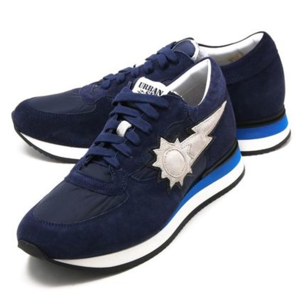 URBAN SUN スニーカー ネイビー メンズ ALAIN 104