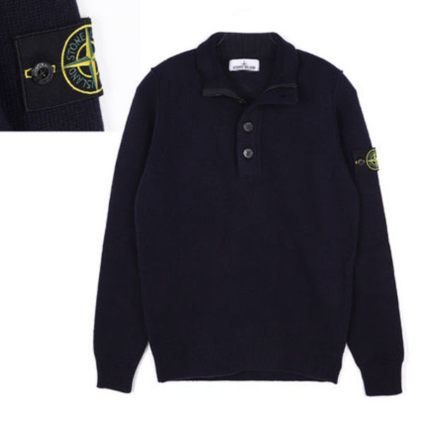 関税負担なし☆STONE ISLAND   ニット ハーフジップ