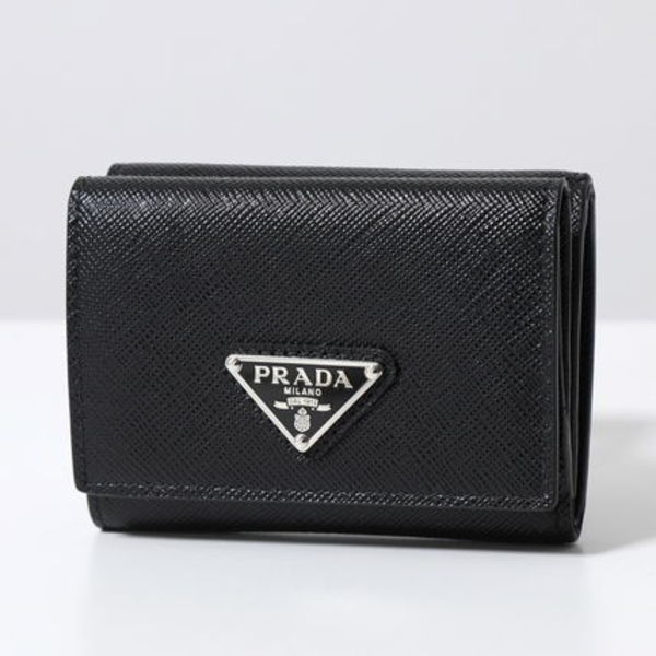PRADA 三つ折り財布 2MH042 QHH サフィアーノ