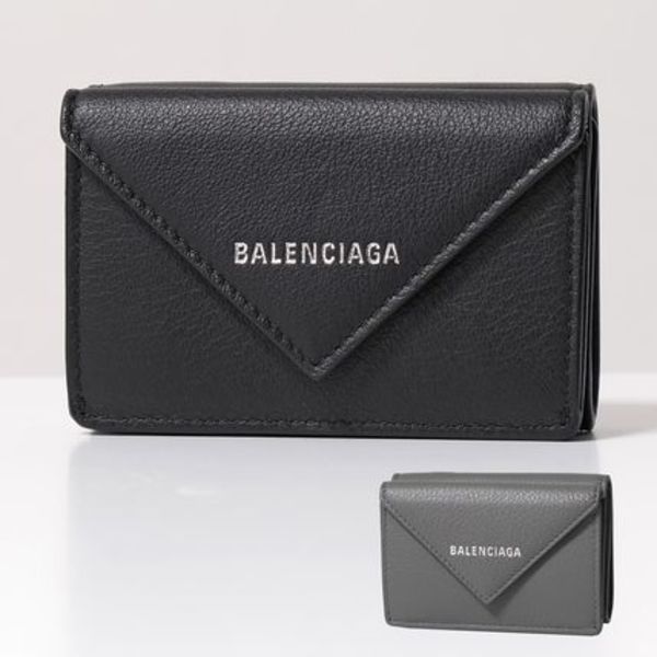 BALENCIAGA 三つ折り財布 PAPIER MINI WALLET 504564 DLQ0N