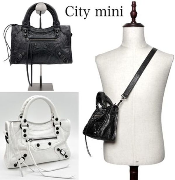 BALENCIAGA  Le City Mini  レザーショルダーバッグ