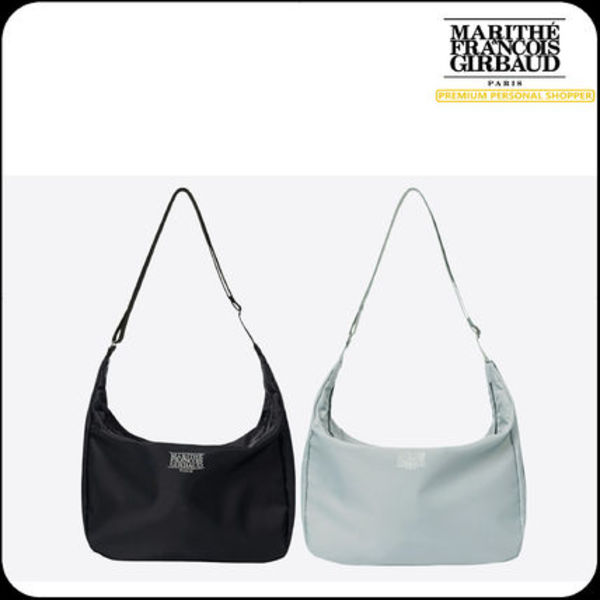 [MARITHE] ★韓国人気★CLASSIC LOGO NYLON CROSS BAG