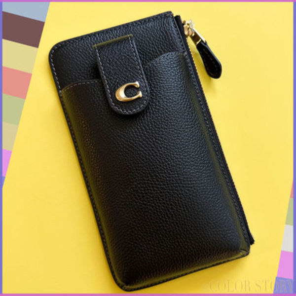 【COACHブティック】●一つで二役!●お財布&スマホ入れ
