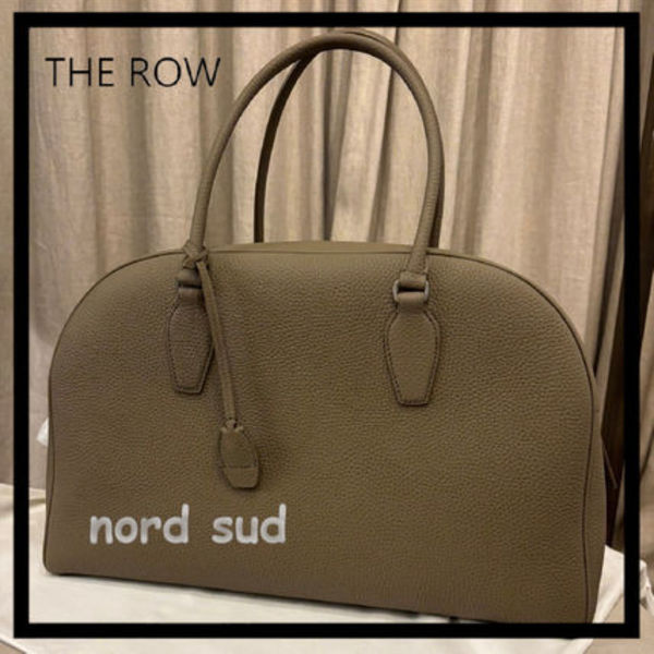 【THE ROW】人気 ◆ インディア 12.00 レザー ボウリングバッグ