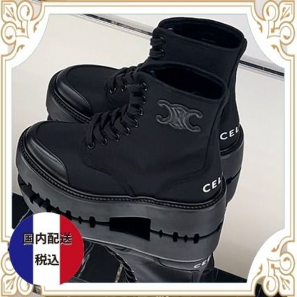 CELINE(セリーヌ)★バルキーレースアップブーツ★税込★送料込み
