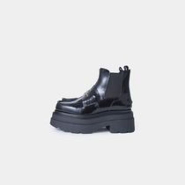【ALEXANDER WANG】carter platform ローファー レザーブーツ
