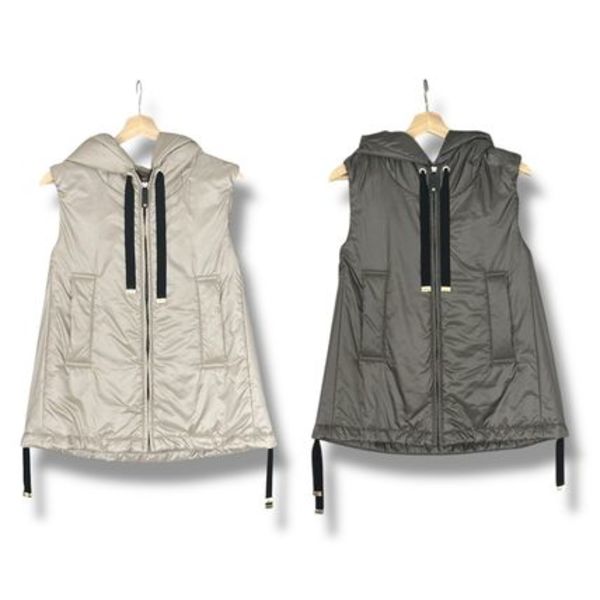 <MAX MARA THE CUBE >GREENGO テクニカル キャンバス ジレ