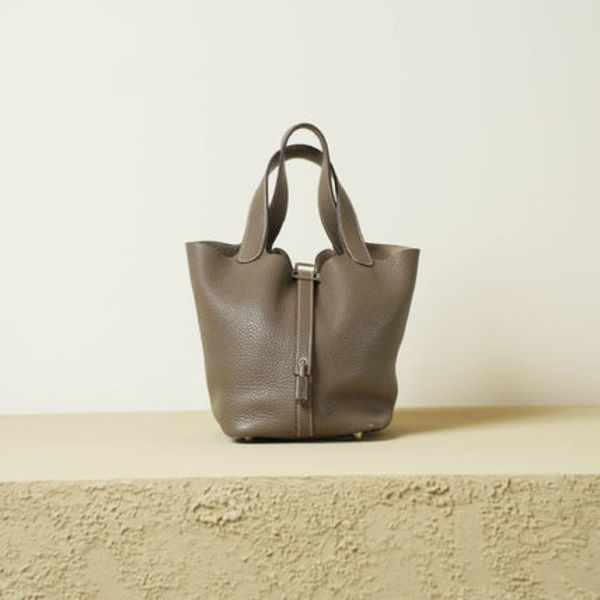 HERMES エルメス ピコタンロック PM エトゥープ ベージュ