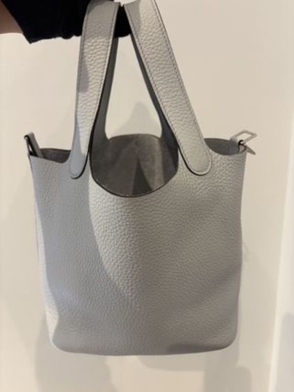 【HERMES】ピコタンロックPM/ブルーペール/シルバー金具