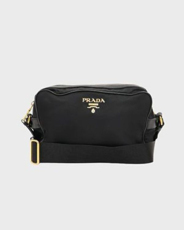 PRADA ロゴ金具ナイロンショルダーバッグ