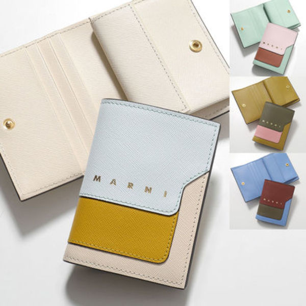 MARNI 二つ折り財布 PFMOQ14U28 LV520 小銭入れあり