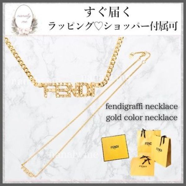 【シンプルデザイン♡】フェンディ ネックレス 大人気