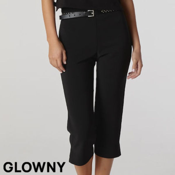 ★GLOWNY★SABRINA CAPRI PANTS (BLACK)★正規品/韓国直送料込