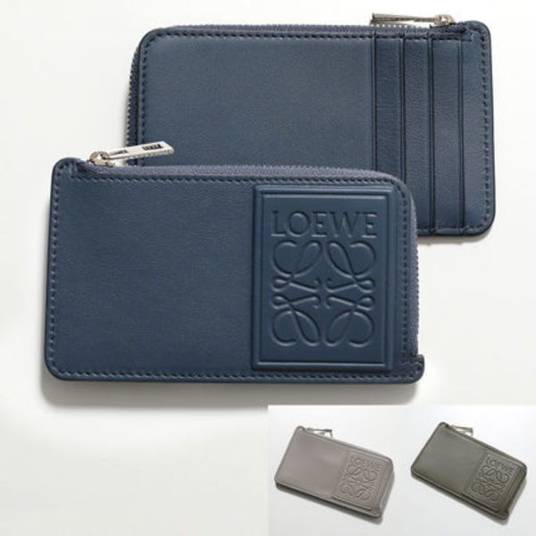 LOEWE コインケース カードケース C565Z40X01 サテンカーフ
