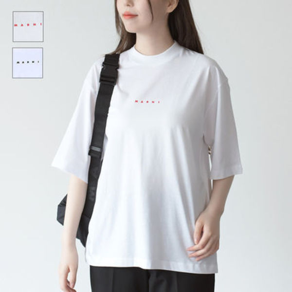 【国内即発】MARNI オーガニックコットンロゴTシャツ