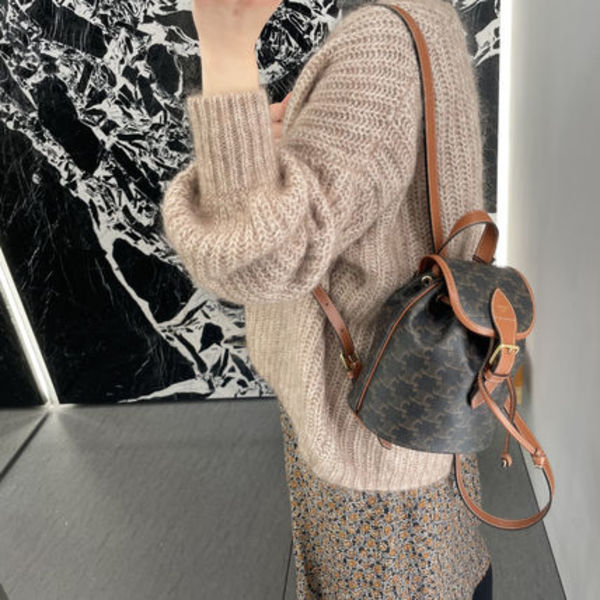 追跡付き【CELINE】MINI BACKPACK トリオンフキャンバス