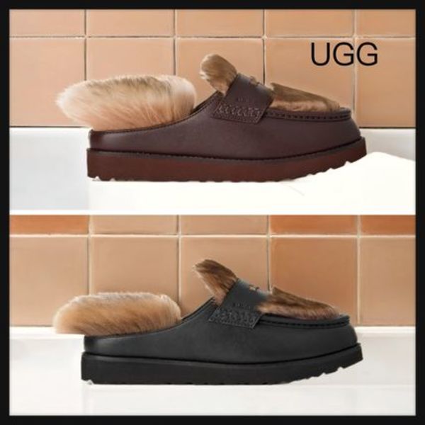 【UGG】完売必須 限定 UGG Ambush コラボ ローファー レザー 2色