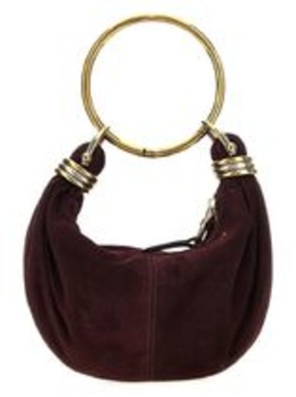 【送料込】Chloe スエード ミニ ブレスレット ホーボーバッグ