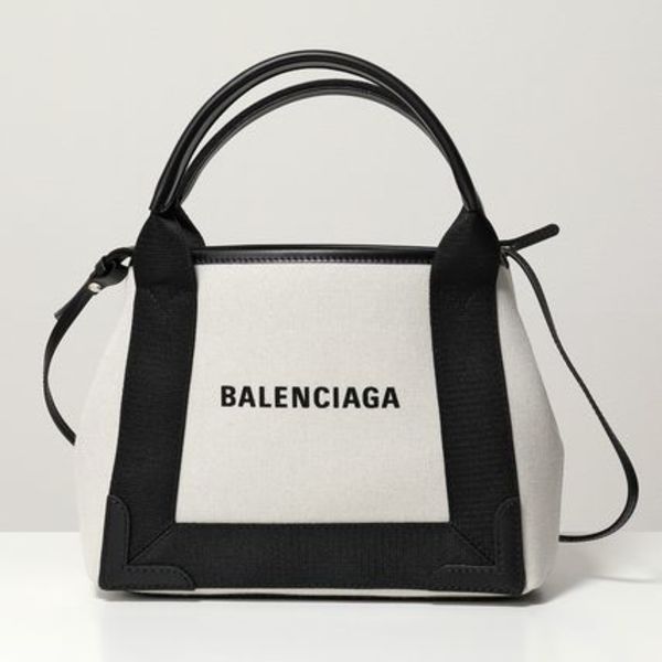 BALENCIAGA トートバッグ 390346 2HH3N NAVY CABAS XS AJ