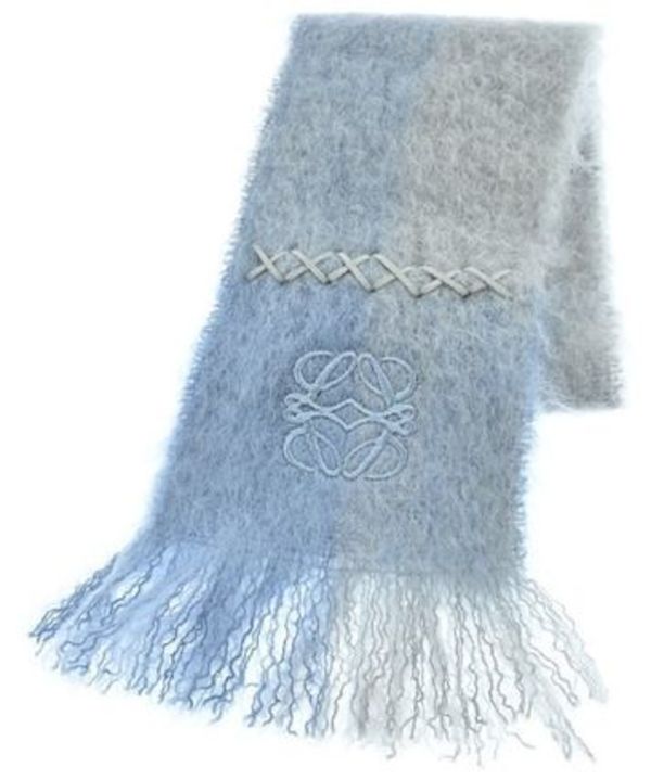 LOEWE ロエベ マフラー 水色 - 4102725F0017