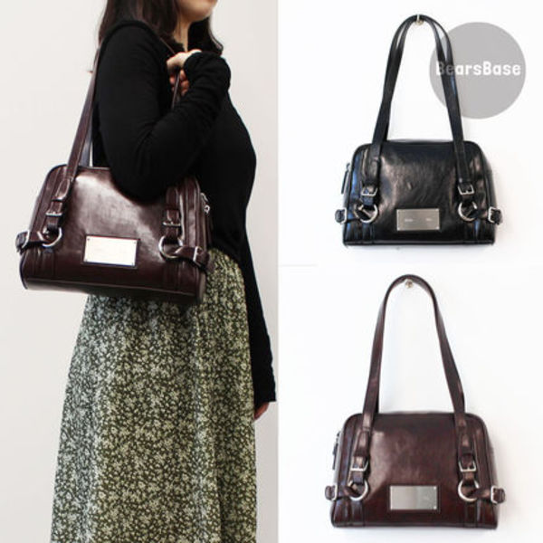 Matin Kim BIKER DETAIL SQUARE SHOULDER BAG 5BFT002