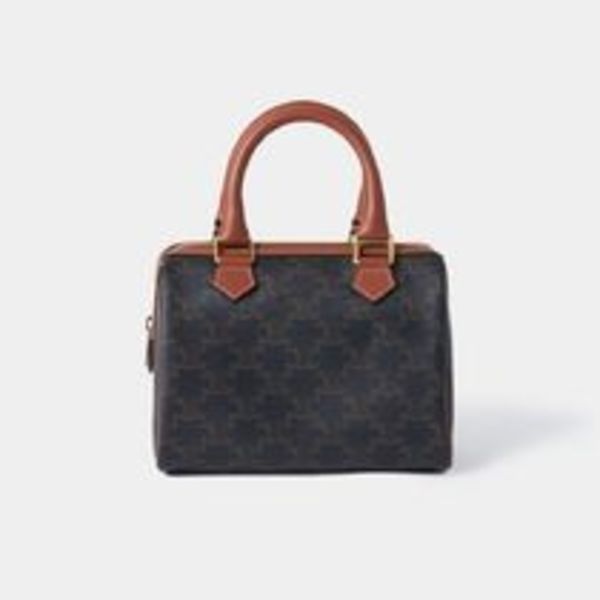 【国内発送】SMALL BOSTON IN TRIOMPHE CANVAS AND CALFSKIN