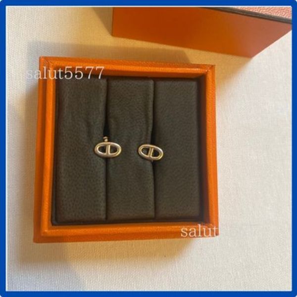【すぐ届く☆】HERMES Chaine d'Ancre ピアス TPM シルバー