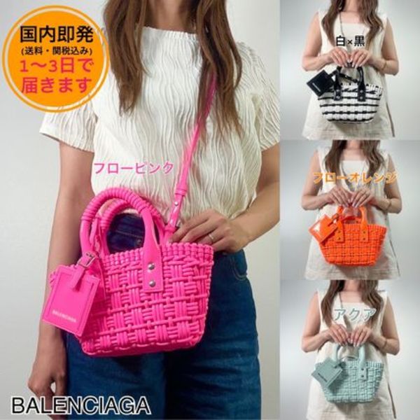 【国内即発】BALENCIAGA/BISTRO/バスケットXXS/ハンドバッグ