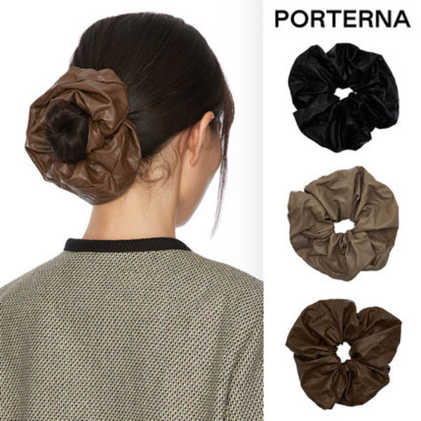 【PORTERNA】Mebi Leather Scrunch