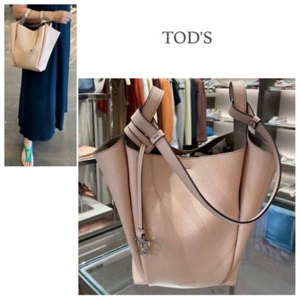 セール関税込★TOD'S★Tタイムレス バケット バッグ スモール