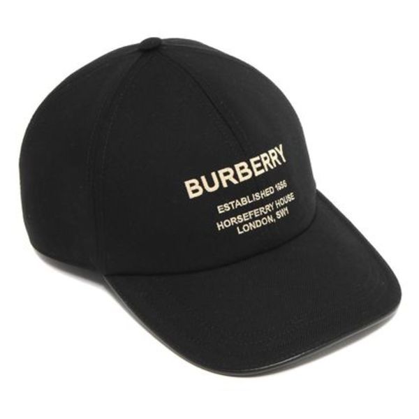 BURBERRY キャップ ブラック ユニセックス