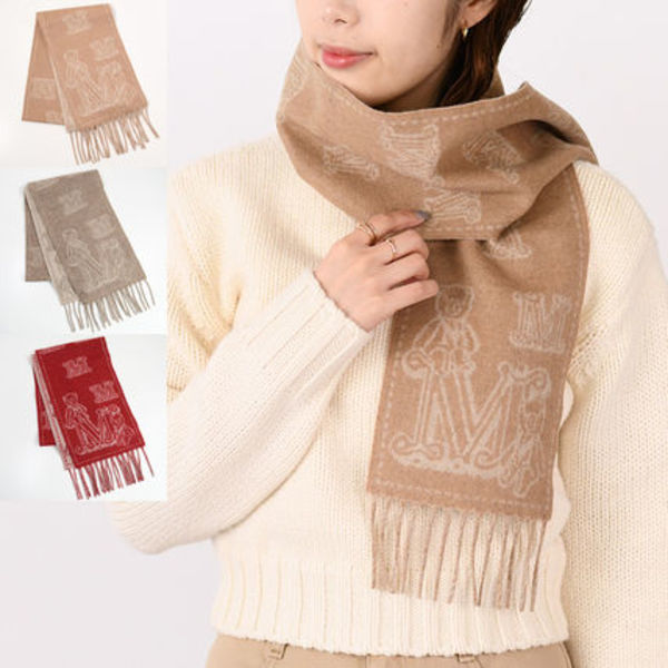 【国内即発】Max Mara カシミヤ ジャガード ストール