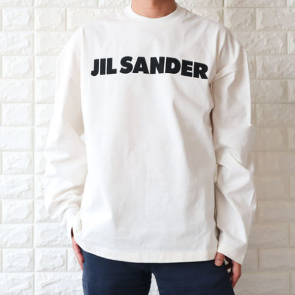 JIL SANDER ジルサンダー ロゴ 長袖Tシャツ ロンT コットン