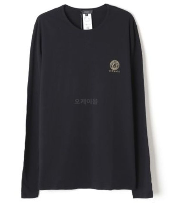 VERSACE|LONG-SLEEVED ROUND NECK T-SHIRTS (MEDUSA UNDERS
