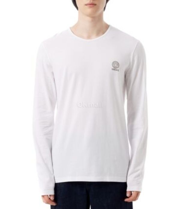 VERSACE| (LOGO ROUND NECK LONG SLEEVE (AUU01007 1A10011