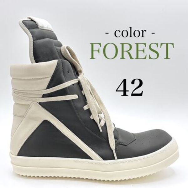 RICK OWENS GEOBASKET ジオバスケット レザースニーカー