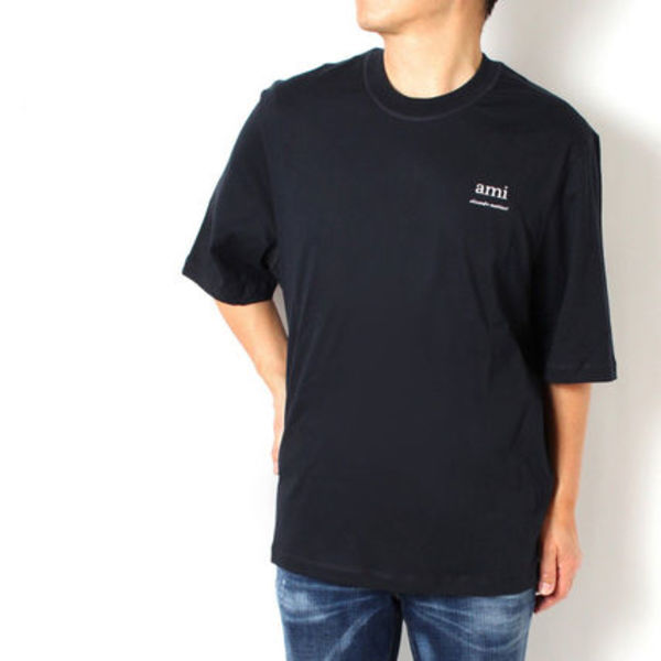 アミ AMI メンズ ロゴプリント Tシャツ