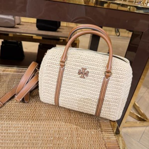 Tory Burch Thea Raffia Satchel 165998
