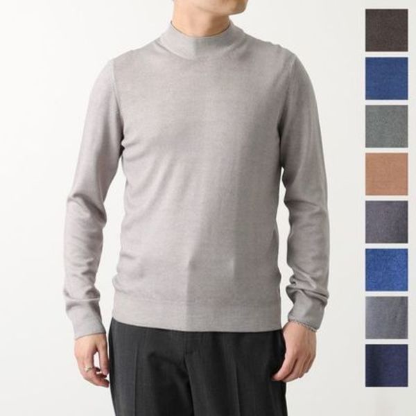 GRAN SASSO モックネック ニット 55108 22792 ウール 製品染め
