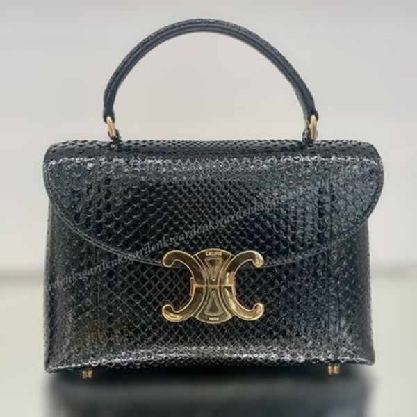 限定!即納!CELINE ティーン ニノ バッグ/グリッターパイソン