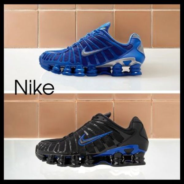 【Nike】Shox TL シューズ Hyper Royal Black ロゴ メタリック