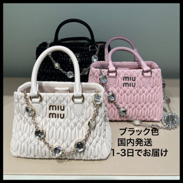 MIUMIU☆(5BA251)NAPPA CRYSTAL ショルダー