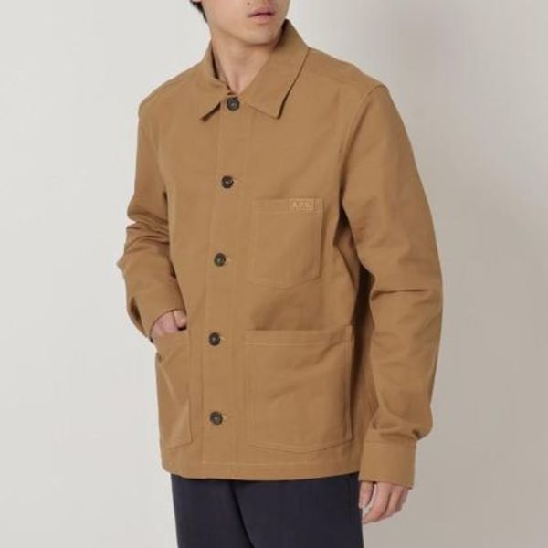 APC カバーオール シャツジャケット ブラウン COGBJ H02800 CAF