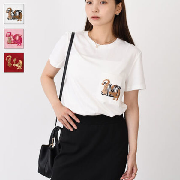 【国内即発】Max Mara ELMO コットン テディTシャツ