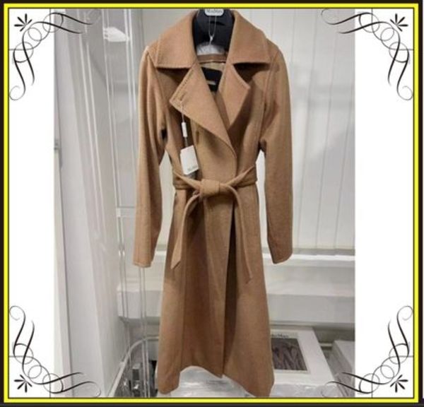 【MAX MARA】マックスマーラ マヌエラ ベルテッド コート