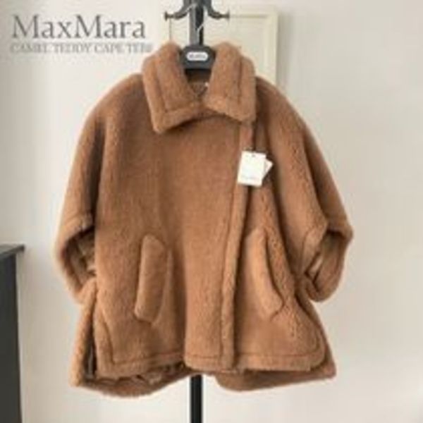 MAXMARA テディベア キャメル ケープ ポンチョ TEBE DHL送料込み