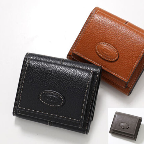TODS 三つ折り財布 XAWDBNB2000XSO レザー ロゴ