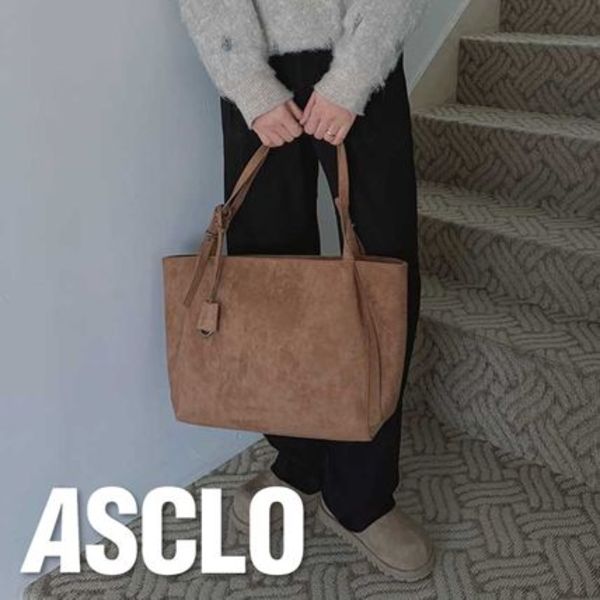 ASCLO Suede Tote Bag (3color)